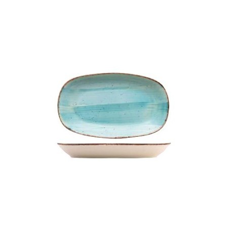 Vassoio ovale blu Gural avanos cm 29x17