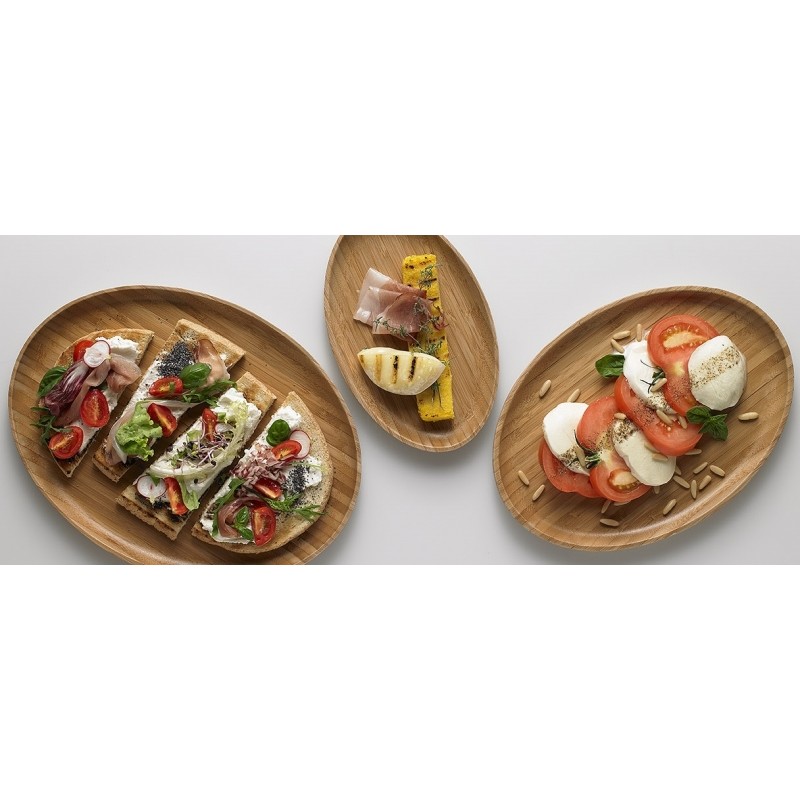 Vassoio Ovale in bamboo Bali cm. 34x24x2