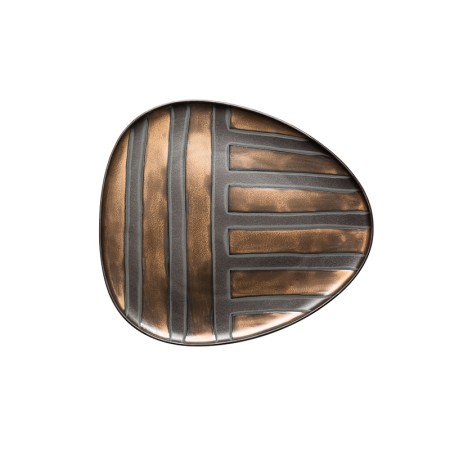 Vassoio presentazione cm.30x26,5x2,5 Goldfinger