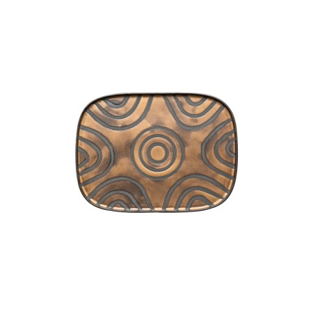 Vassoio rettangolare cm.19,5x9x1,2 Goldeneye