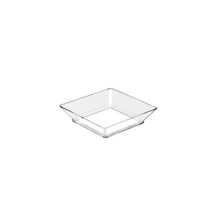 Vassoio small plate PS trasparente 65x65mm - 25 pz