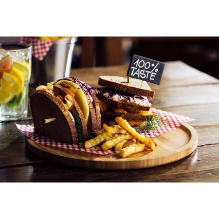 Vassoio tondo in bamboo diam cm. 33x1.5 h