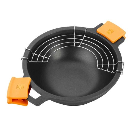Wok antiaderente efficient con coperchio cm.32 Pintinox