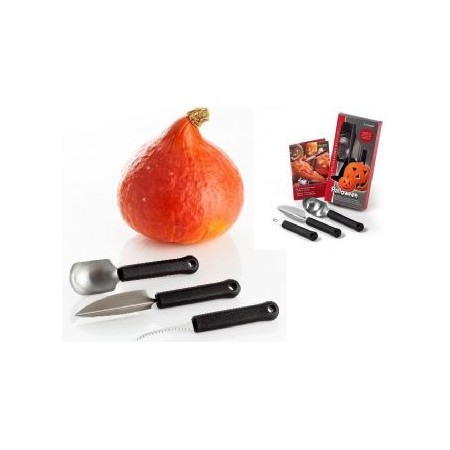 Set 3 decoratori per zucca