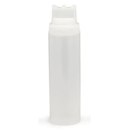 Squeeze bottle 710 ml traslucido naturale con tappo a 3 uscite