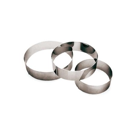 Anello per torte cm.22xh.6 inox Paderno