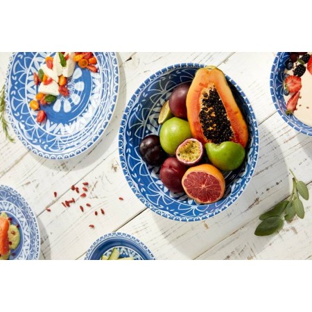 Ciotola in melamina quadrato Itaca Ø20,5x5,5 cm - 1000 ml