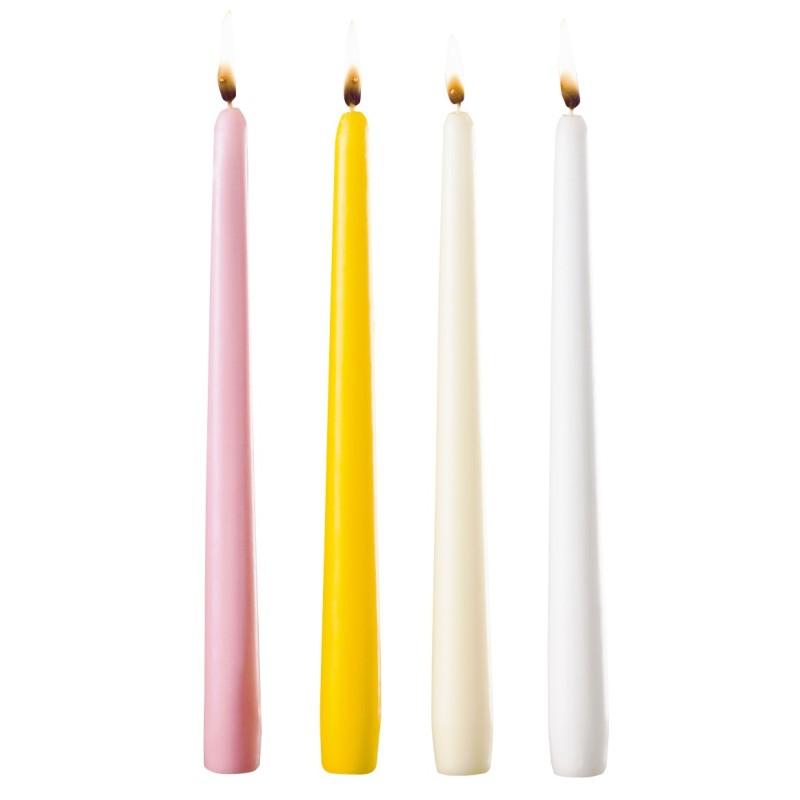 Candele scaldavivande bianche cm 25x22