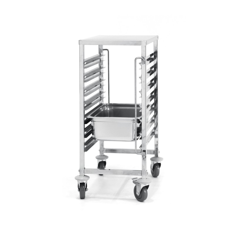 Carrello portateglie - 7 x GN 1/1, 380x550x(H)870 mm