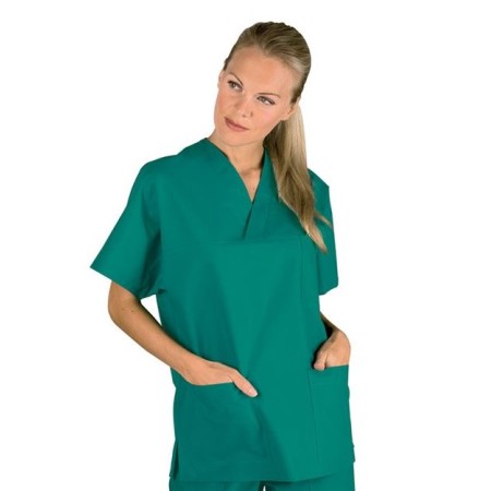 Casacca collo a V verde tg.S Isacco small