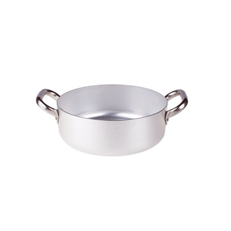 Casseruola bassa in alluminio c/2 maniglie inox cm.28  Pentole Agnelli
