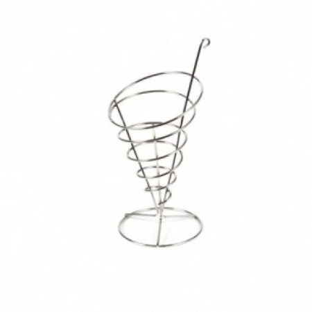 Cestello a filo a servire in acciaio inox