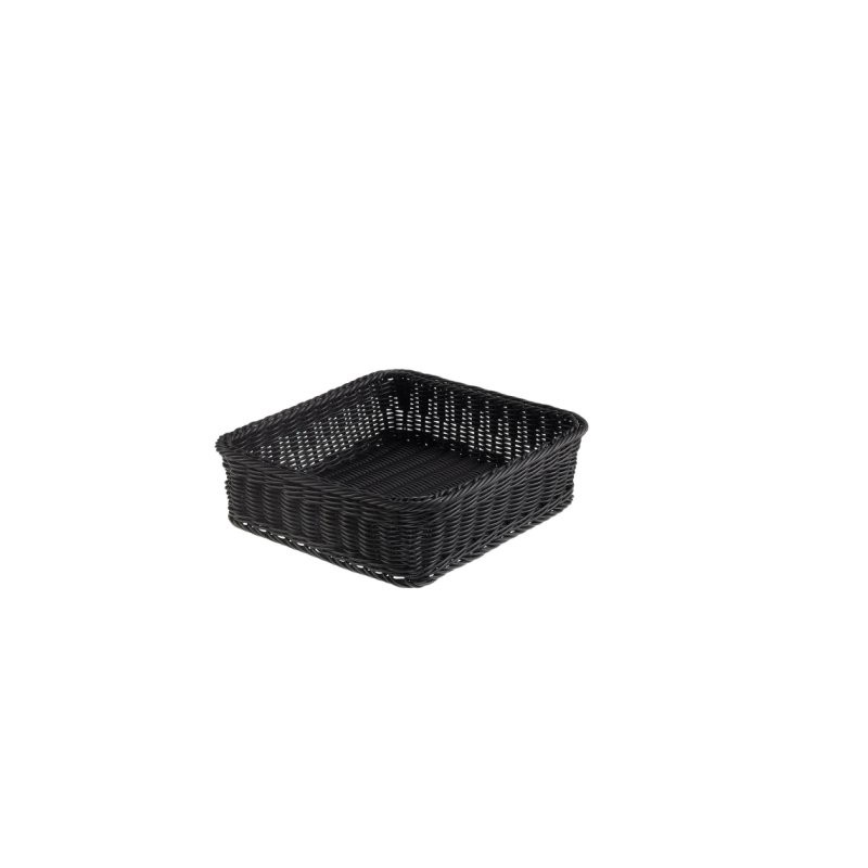 Cestino Vanity quadrato gn 2/3 cm 32.5X32.5X10 Nero