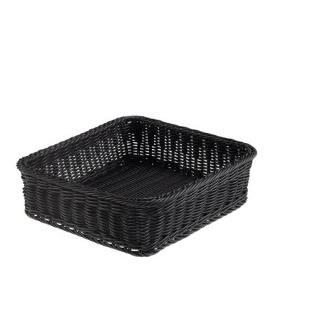 Cestino Vanity quadrato gn 2/3 cm 32.5X32.5X10 Nero