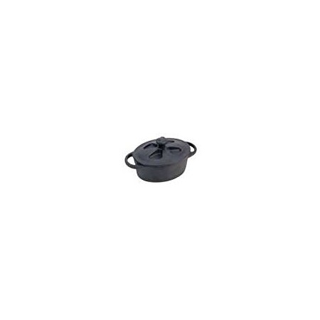 Cocotte ovale 12x8 nera Ilsa