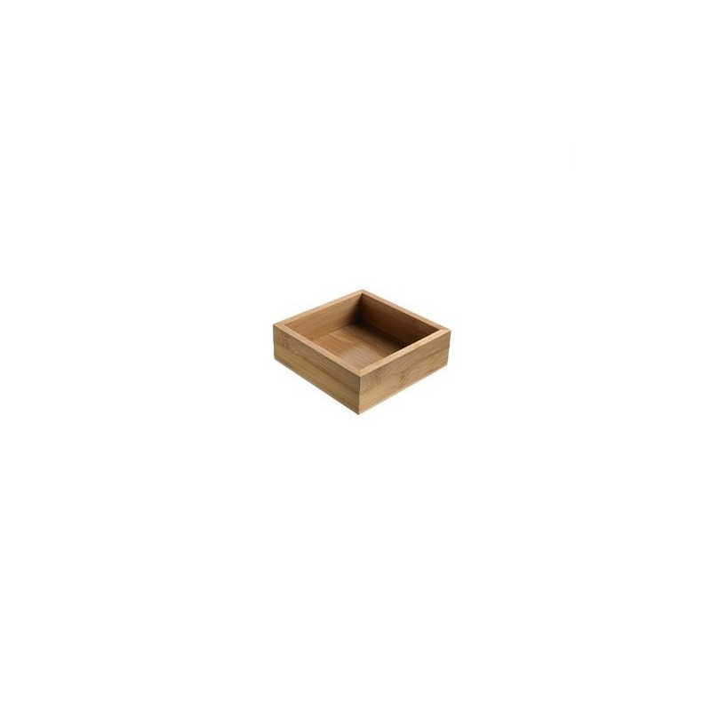 Contenitore buffet bamboo cm 15,3x15,3x5h -