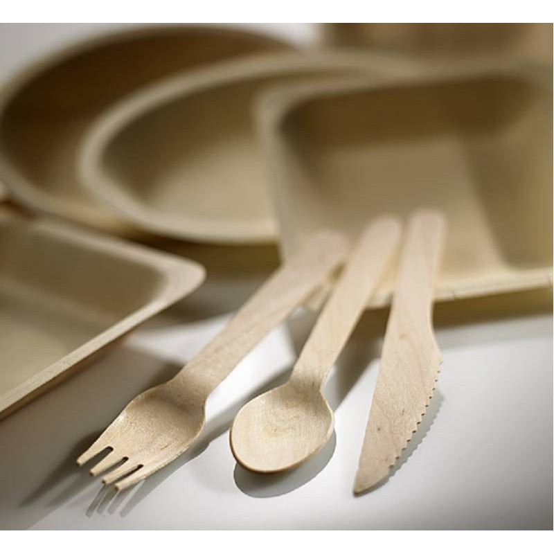 Cucchiaino in legno 9.5cm - 48 pz