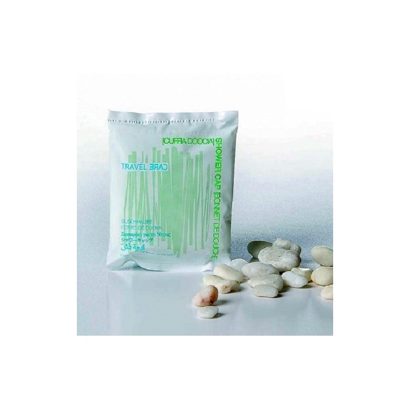 Cuffia doccia in sacchetto piccolo Travel care 100 pz