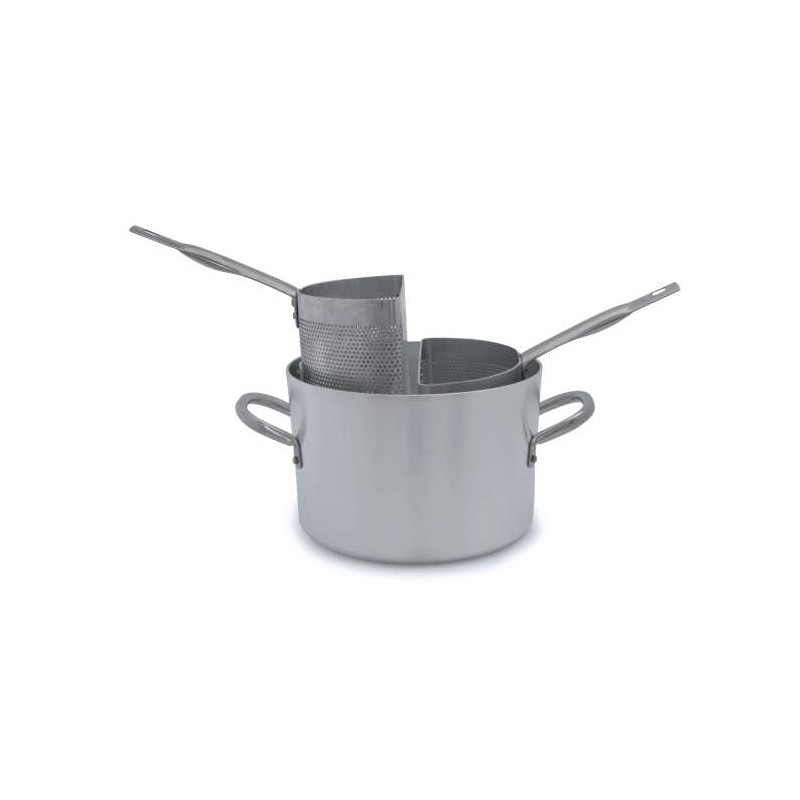 Cuocipasta alto in alluminio 2 spicchi cm.32 lt.21 Ballarini