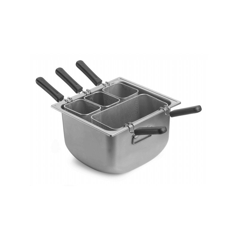 Cuocipasta completo a 4 settori Pintinox