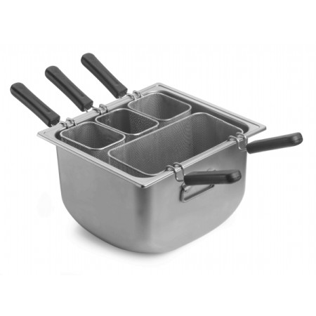 Cuocipasta completo a 4 settori Pintinox