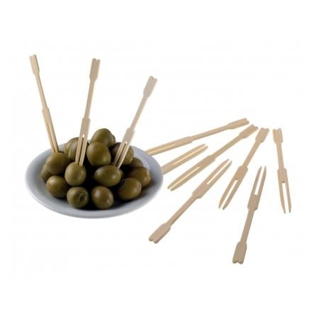 Forchettine bamboo h. 9   pz 100