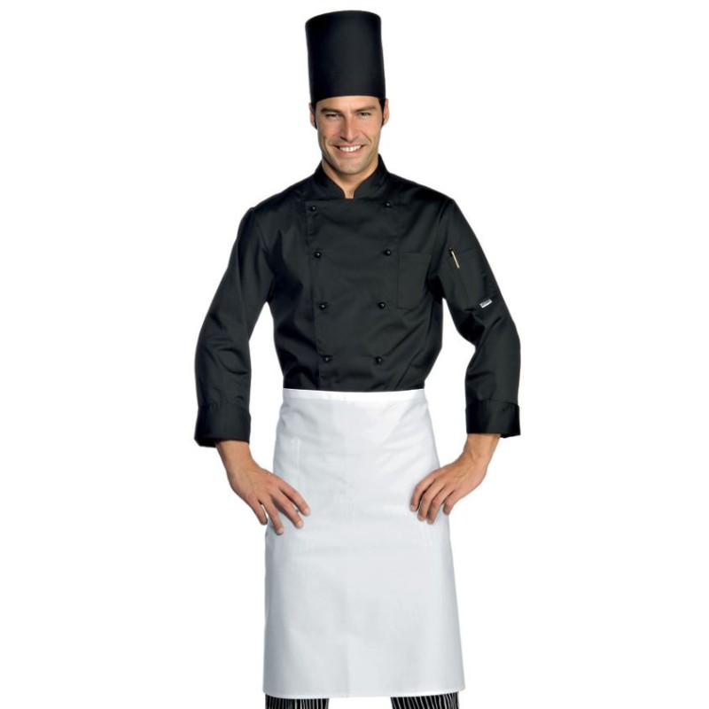 Giacca cuoco extralight nera tg.XXL Isacco