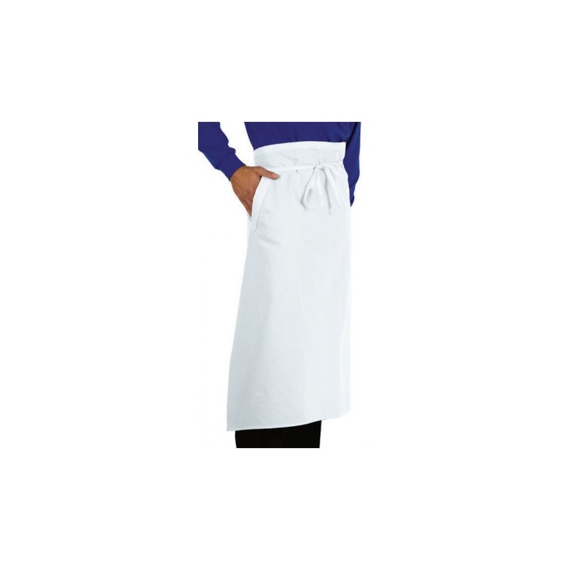 Grembiule francese cm.100x90 bianco Isacco