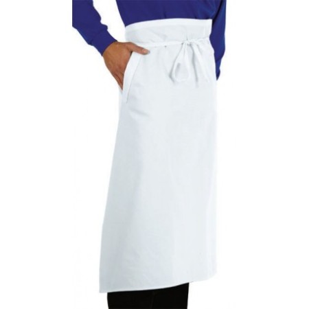 Grembiule francese cm.100x90 bianco Isacco