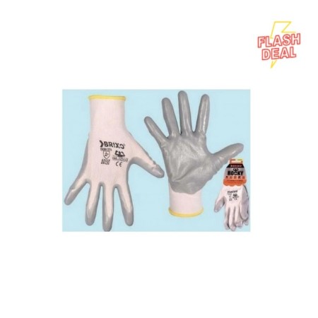 Guanti brixo rocky poliestere nitrile L