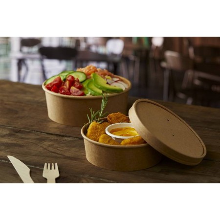 Insalatiera in carta 750ml - Ø15x6 cm - 24pz