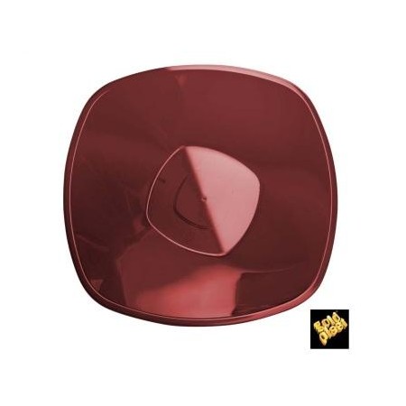 Insalatiera pp bordeaux 27,7x27,7cm - 3 pz 3000cc