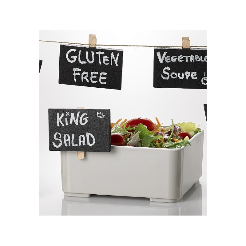 Lavagna con molletta cm.7,5x5 - 24 pz