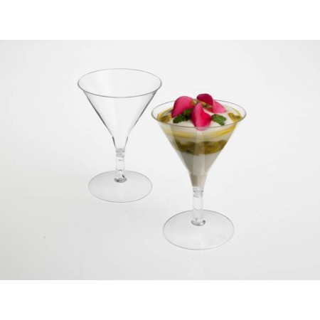 Mini coppa martini trasparente 50cc Øcm6,5x7,5h - 6pz