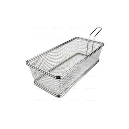 Mini cestino conico per fritture 27x12 h.6 cm in acciaio inox