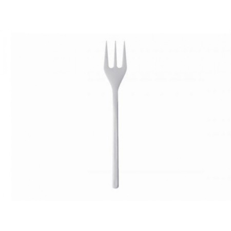 Mini forchettina CPLA -Bianco - 100mm 50 pz