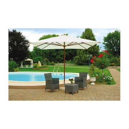 Ombrellone 3x3mt terracotta