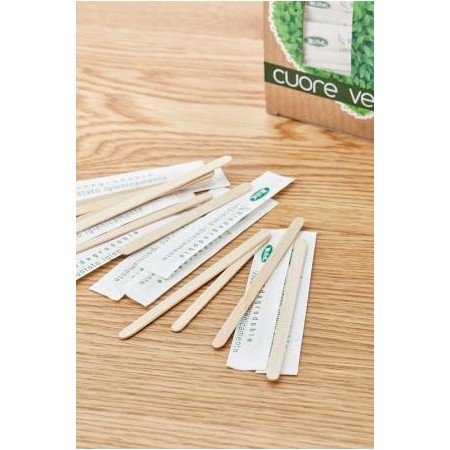 Paletta in legno imbustata cm 9x0.6x0.13 - 500 pz