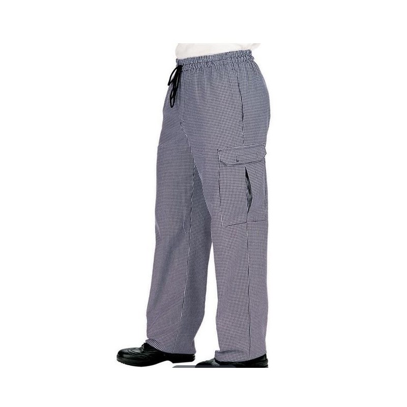 Pantachef Pied De Poule cotone tg.XXL Isacco