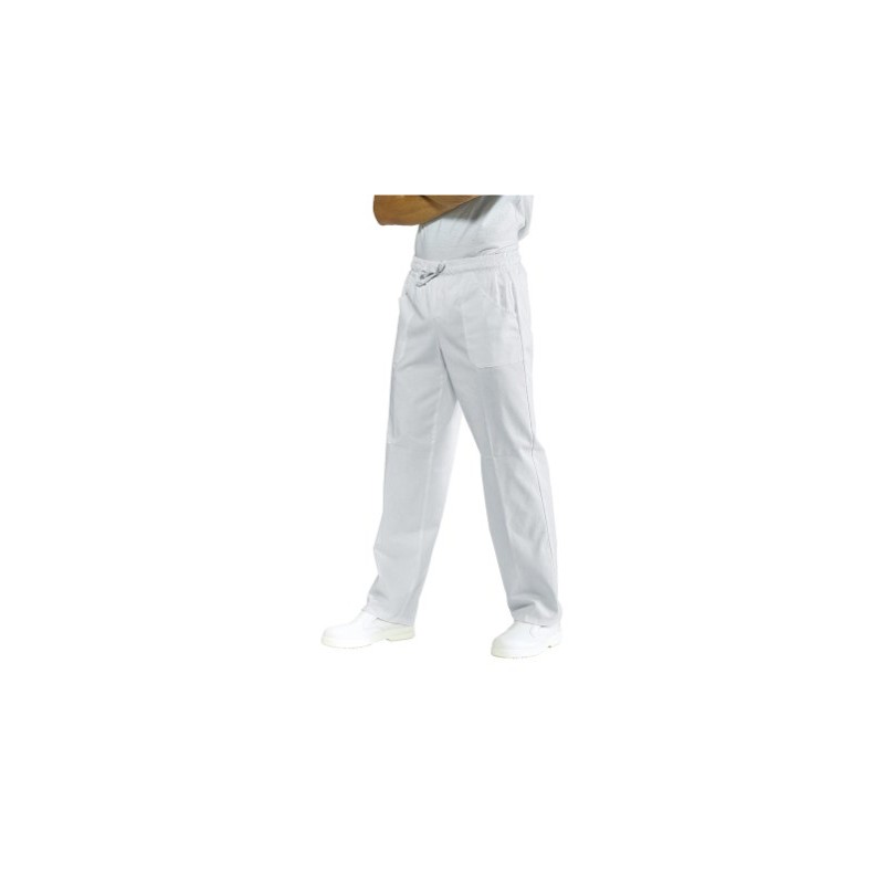 Pantalone bianco con elastico tg. XS Isacco