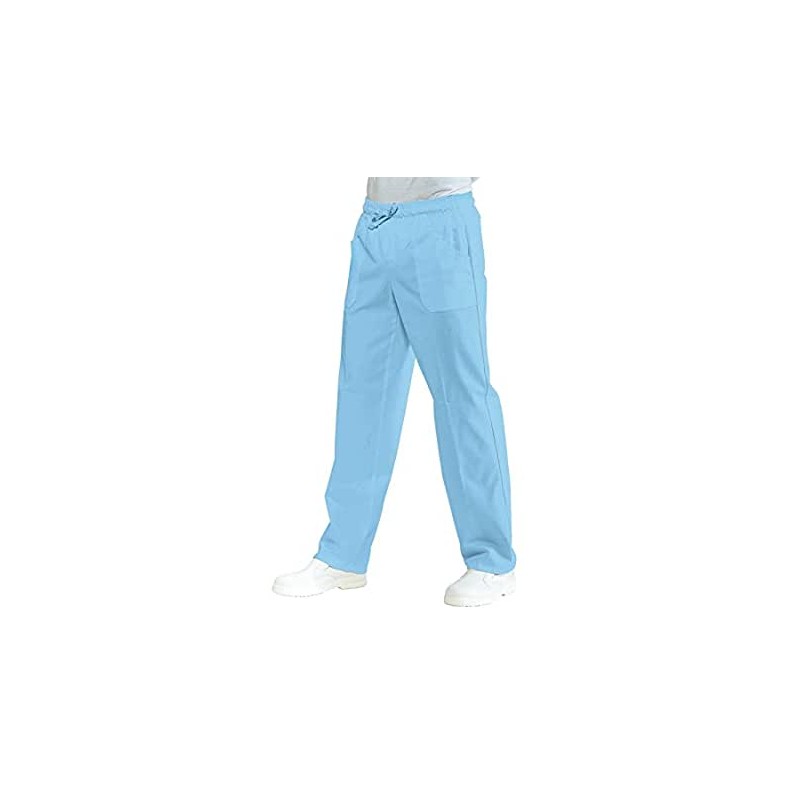 Pantalone celeste con elastico tg. XXL Isacco