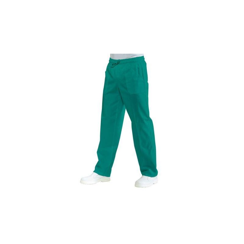 Pantalone verde chirurgia con elastico tg. XL Isacco