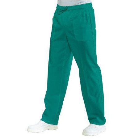 Pantalone verde chirurgia con elastico tg. XL Isacco