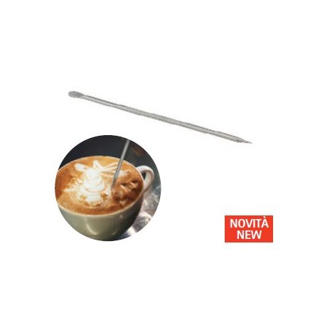 Penna latte art cm 13,5 acc. inox 18/10