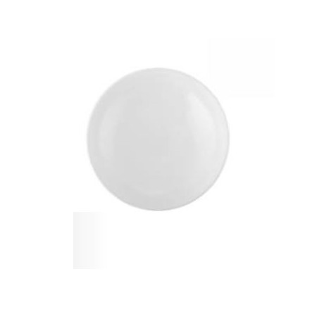 Piatto bianco opaco frutta cm.20 Monaco