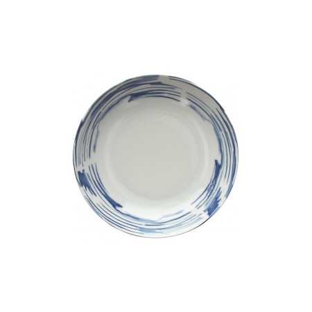 Piatto cous cous cm.25 maiolica blu Linea Seaside Tognana