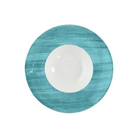 Piatto fondo gourmet cm.27 B-Rush Blu