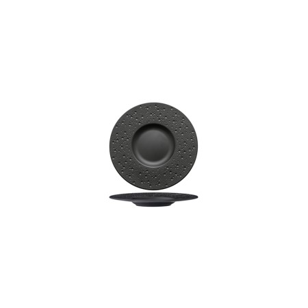 Piatto nero gourmet Moon cm.32 Gural