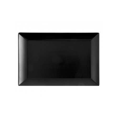 Piatto nero vassoio rettangolare 30X20