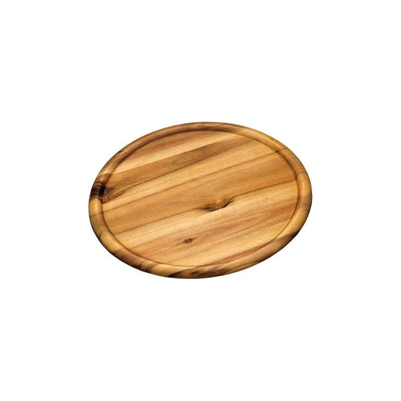 Piatto per Pizza in Legno di Acacia, cm 32 x32x5